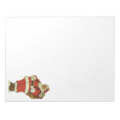 Weihnachten, Viktorianischer Weihnachtsmann mit Sp Notizblock (Vorderseite)