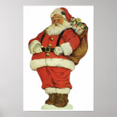 Weihnachten, Viktorianischer Weihnachtsmann mit Sp Poster (Vorne)