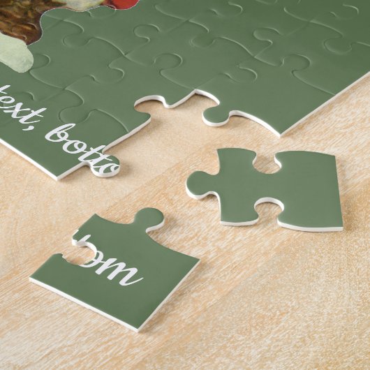 Weihnachten, Viktorianischer Weihnachtsmann mit Sp Puzzle (Seite)