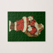 Weihnachten, Viktorianischer Weihnachtsmann mit Sp Puzzle (Horizontal)