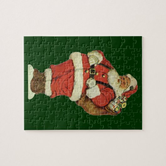 Weihnachten, Viktorianischer Weihnachtsmann mit Sp Puzzle (Horizontal)