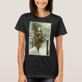 Weihnachten, Viktorianischer Weihnachtsmann mit Sp T-Shirt (Vorderseite)