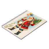 Weihnachten, Viktorianischer Weihnachtsmann Notizblock (Linke Seite)