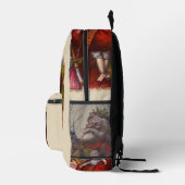 Weihnachten, Viktorianischer Weihnachtsmann Pipe T Bedruckter Rucksack (Rechts)