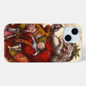 Weihnachten, Viktorianischer Weihnachtsmann Pipe T Case-Mate iPhone Hülle (Rückseite (Horizontal))