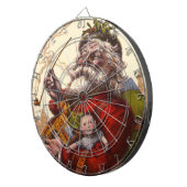 Weihnachten, Viktorianischer Weihnachtsmann Pipe T Dartscheibe (Vorderseite rechts)