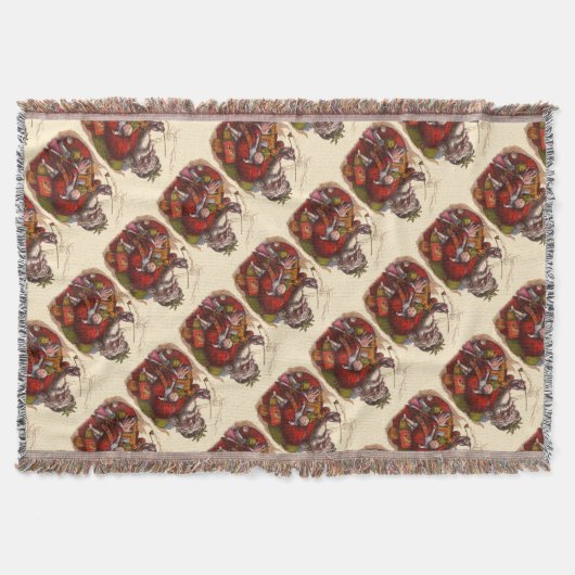 Weihnachten, Viktorianischer Weihnachtsmann Pipe T Decke (Vorderseite)