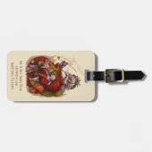 Weihnachten, Viktorianischer Weihnachtsmann Pipe T Gepäckanhänger (Vorderseite horizontal)