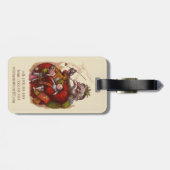 Weihnachten, Viktorianischer Weihnachtsmann Pipe T Gepäckanhänger (Rückseite horizontal)