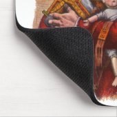 Weihnachten, Viktorianischer Weihnachtsmann Pipe T Mousepad (Ecke)