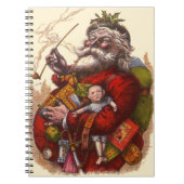 Weihnachten, Viktorianischer Weihnachtsmann Pipe T Notizblock (Vorderseite)
