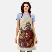 Weihnachten, Viktorianischer Weihnachtsmann Pipe T Schürze (Getragen)