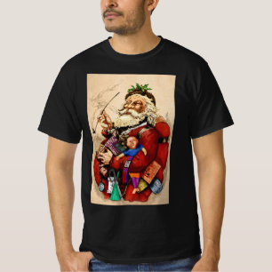 Weihnachten, Viktorianischer Weihnachtsmann Pipe T T-Shirt