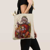 Weihnachten, Viktorianischer Weihnachtsmann Pipe T Tasche (Von Nahem)