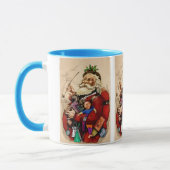 Weihnachten, Viktorianischer Weihnachtsmann Pipe T Tasse (Links)