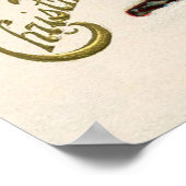 Weihnachten, Viktorianischer Weihnachtsmann Poster (Ecke)