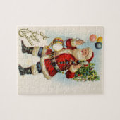 Weihnachten, Viktorianischer Weihnachtsmann Puzzle (Horizontal)