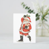 Weihnachten Viktorianischer Weihnachtsmann Skater (Stehend Vorderseite)