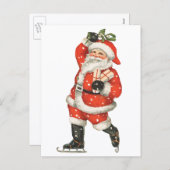 Weihnachten Viktorianischer Weihnachtsmann Skater (Vorne/Hinten)