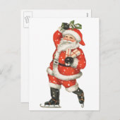 Weihnachten Viktorianischer Weihnachtsmann Skater (Vorne/Hinten)