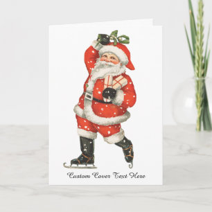 Weihnachten Viktorianischer Weihnachtsmann Skater