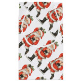 Weihnachten Viktorianischer Weihnachtsmann Skater Kleine Geschenktüte (Rückseite)