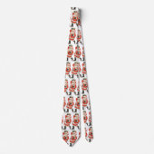 Weihnachten Viktorianischer Weihnachtsmann Skater Krawatte (Vorderseite)