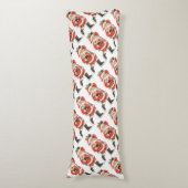 Weihnachten Viktorianischer Weihnachtsmann Skater Seitenschläferkissen (Vorderseite Vertikal)