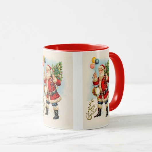 Weihnachten, Viktorianischer Weihnachtsmann Tasse (VorderseiteRechts)