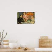 Weihnachten, Viktorianisches Familienessen Poster (Küche)
