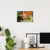 Weihnachten, Viktorianisches Familienessen Poster (Heimbüro)