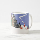 Weihnachten, Viktorianisches Paar Auf dem Weg ins Kaffeetasse (VorderseiteRechts)