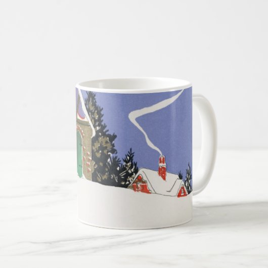 Weihnachten, Viktorianisches Paar Auf dem Weg ins Kaffeetasse (VorderseiteRechts)