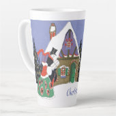 Weihnachten, Viktorianisches Paar Auf dem Weg ins Milchtasse (Linke Ecke)