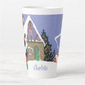 Weihnachten, Viktorianisches Paar Auf dem Weg ins Milchtasse (Vorderseite)