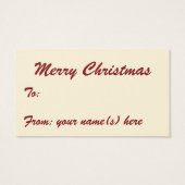 Weihnachten, Viktorianisches Weihnachtsportrait (Rückseite)