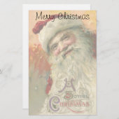 Weihnachten, Viktorianisches Weihnachtsportrait Briefpapier (Vorne/Hinten)