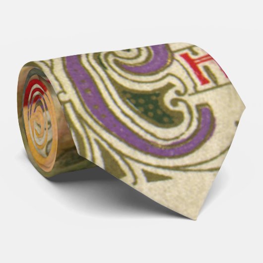 Weihnachten, Viktorianisches Weihnachtsportrait Krawatte (Gerollt)