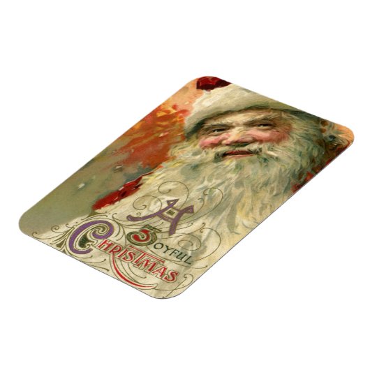 Weihnachten, Viktorianisches Weihnachtsportrait Magnet (Linke Seite)