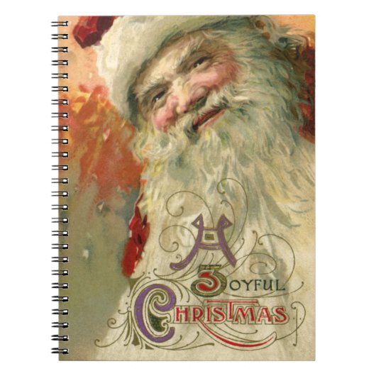 Weihnachten, Viktorianisches Weihnachtsportrait Notizblock (Vorderseite)