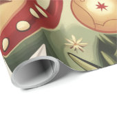 Weihnachten Vintag Chefmuster Geschenkpapier (Rolleneckpunkt)