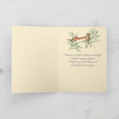 Weihnachten Vintag Molly Brett Tanztiere Karte (Innenseite)