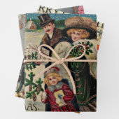 Weihnachten Vintag Popular Geschenkpapier Set (Beispiel)