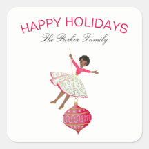 Weihnachten Vintag Retro Girl Swinging