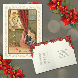 Weihnachten Vintag St. Nicholas Gebet Religiös