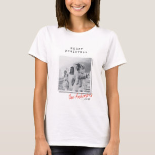 Weihnachten vintage Familienfoto T-Shirt