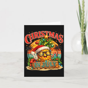 Weihnachten vintage im Juli Sommer-Truppe Männer F Karte
