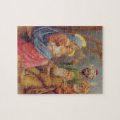 Weihnachten Vintage Krippe Jesus Illustration Puzzle (Horizontal)