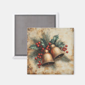 Weihnachten Vintage Magnet (Vorderseite/Rückseite)