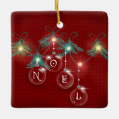 Weihnachten Vintage Ornamente aus Pine Boughs Ligh (Vorderseite)